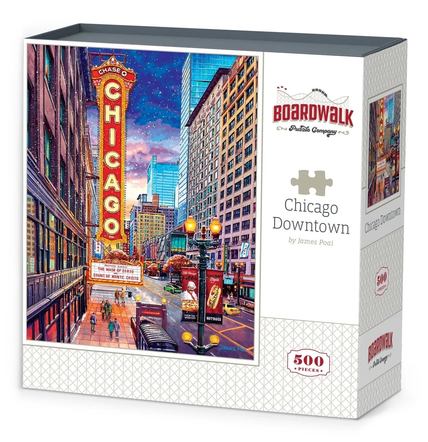 Chicago Downtown 500 Piece Puzzle by Boardwalk