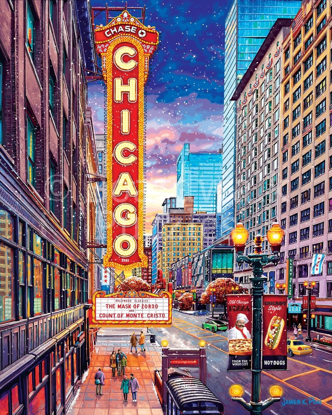 Chicago Downtown 500 Piece Puzzle by Boardwalk