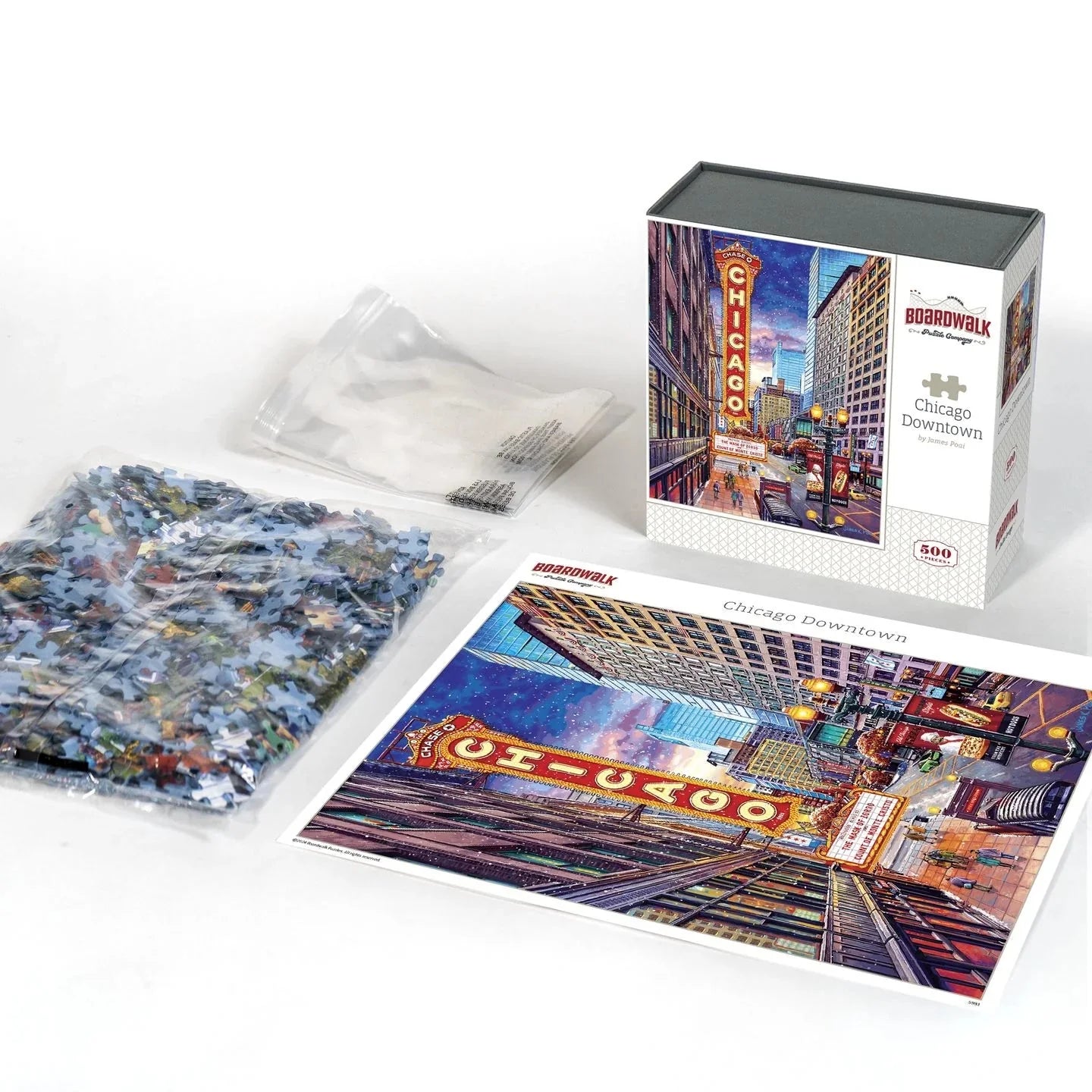 Chicago Downtown 500 Piece Puzzle by Boardwalk