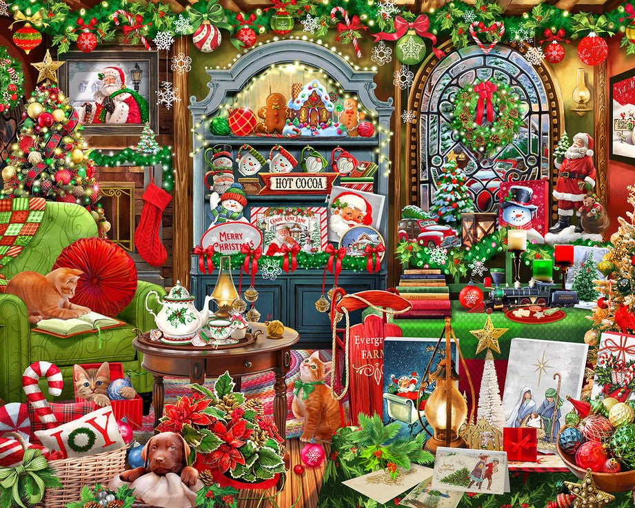 Christmas Boutique 1000 Piece Jigsaw Puzzle by Springbok Puzzles