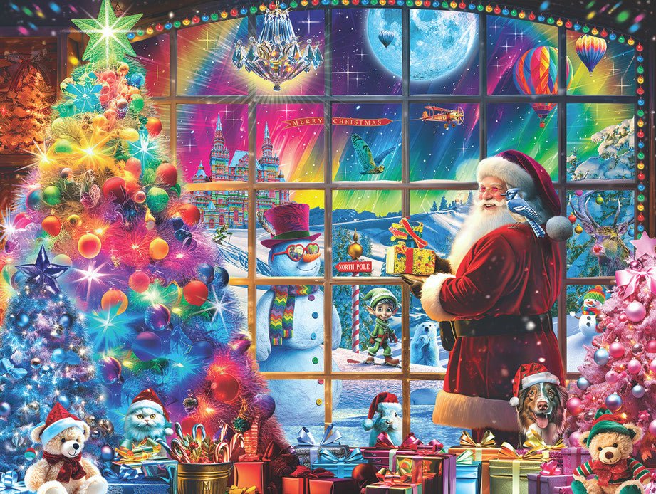 Christmas Magic 1000 Piece Jigsaw Puzzle by Springbok Puzzles - Whimsical Holiday Puzzle