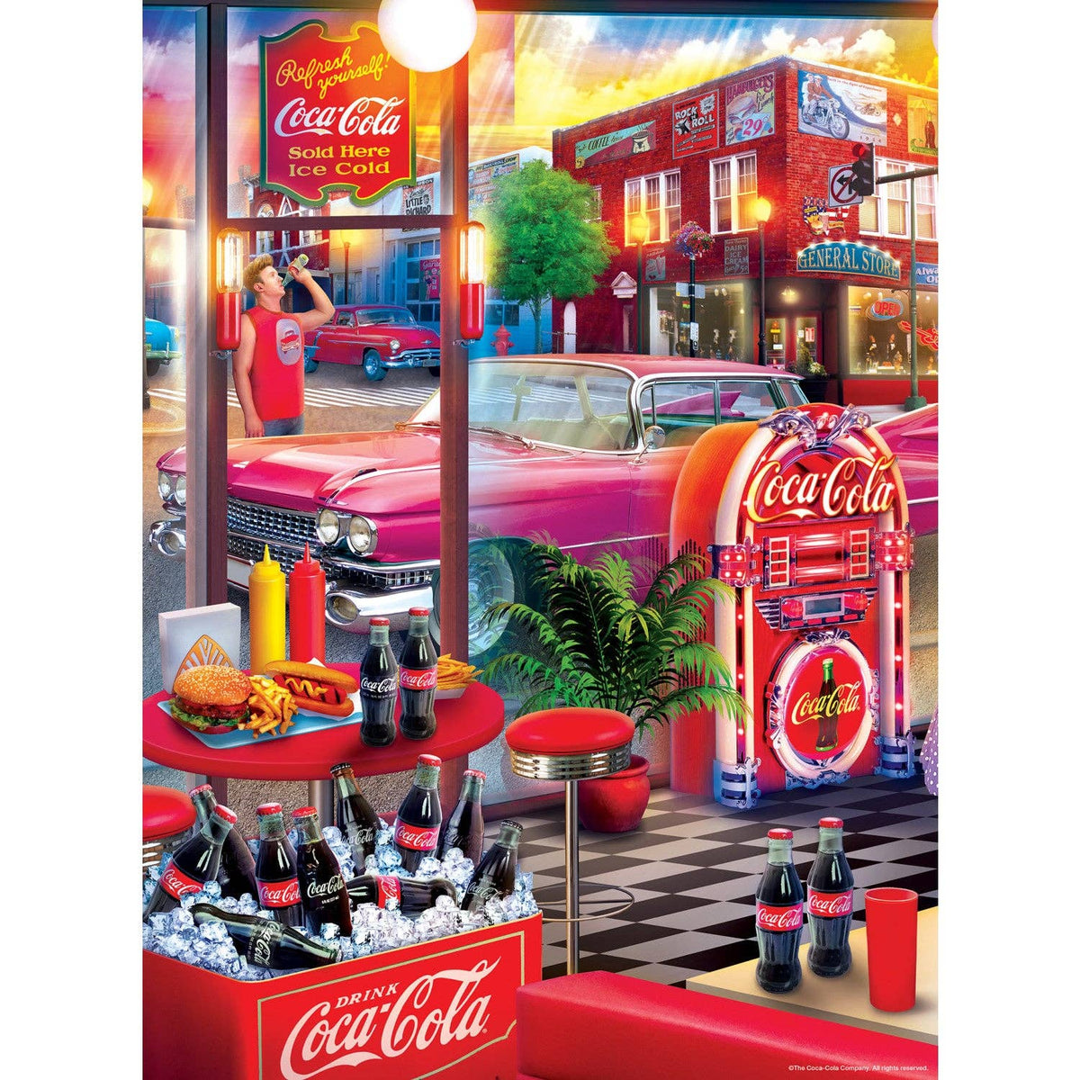 Coca-Cola - 500 Piece Jigsaw Puzzles 3 Pack by Masterpieces Puzzles