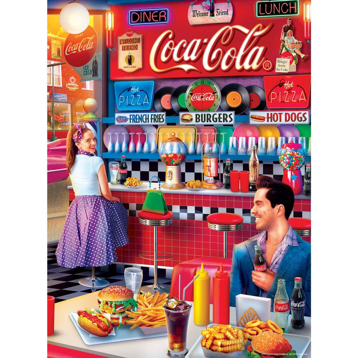 Coca-Cola - 500 Piece Jigsaw Puzzles 3 Pack by Masterpieces Puzzles