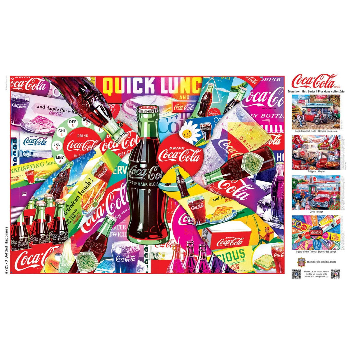 Coca-Cola - Bottled Happiness 1000 Piece Jigsaw Puzzle | Masterpieces Puzzles
