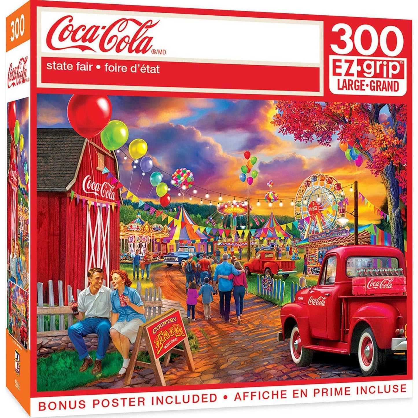 Coca-Cola State Fair 300 Piece Jigsaw Puzzle | Masterpieces Puzzles
