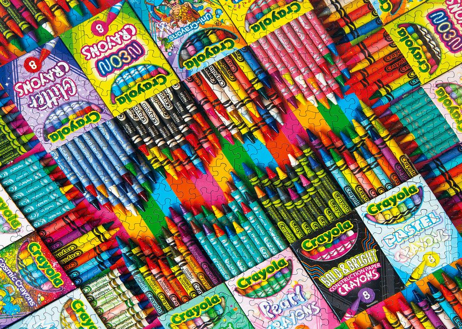 Colors Of Crayola 500 Piece Jigsaw Puzzle by Springbok Puzzles