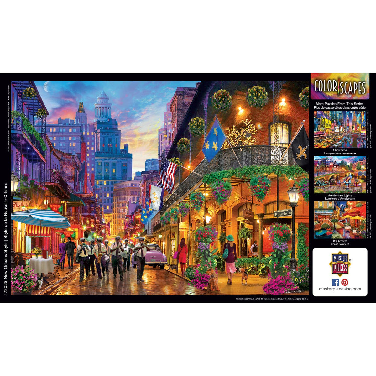 Colorscapes - New Orleans Style 1000 Piece Puzzle by Masterpieces Puzzles