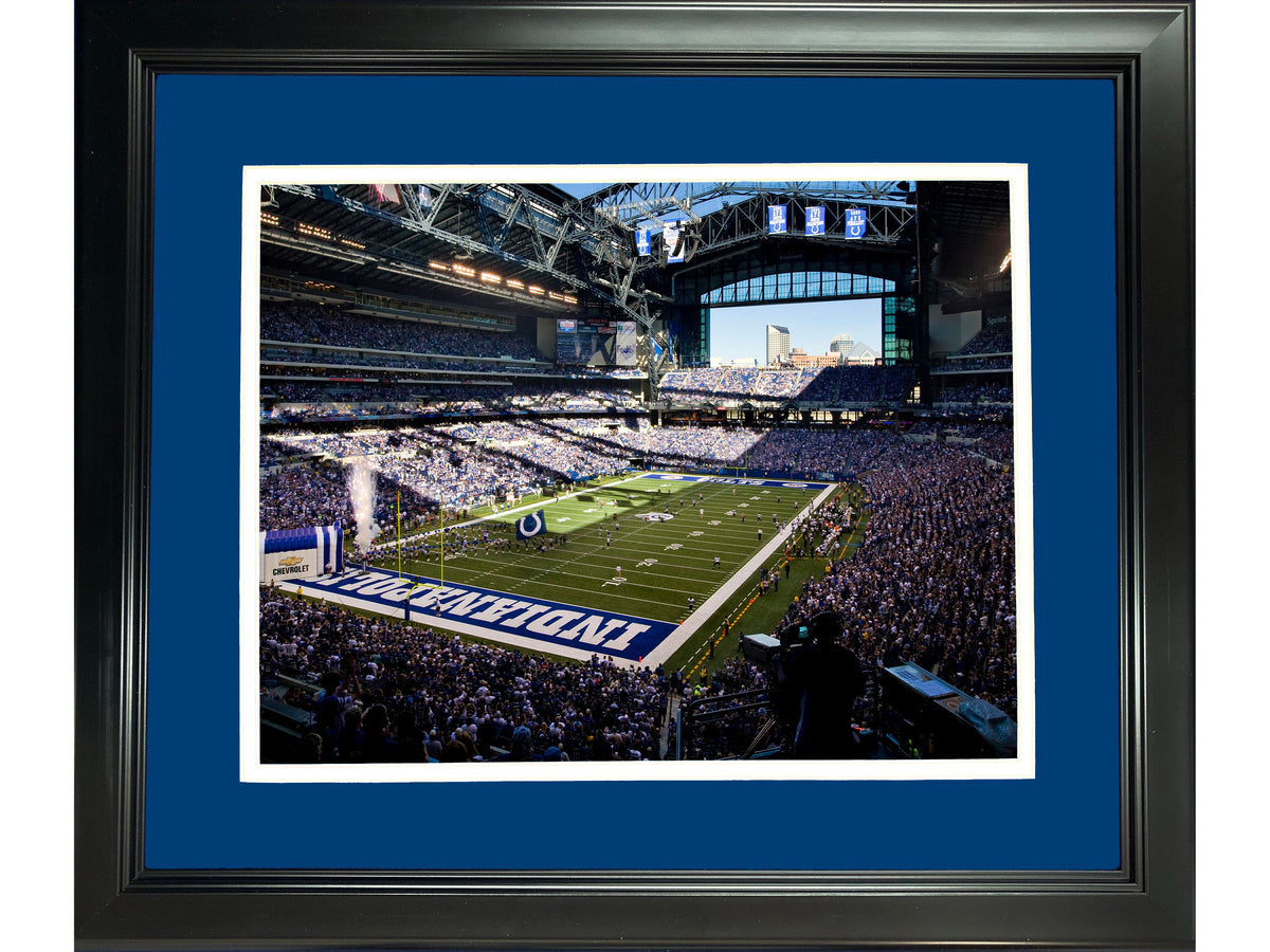 Framed Lucas Oil Stadium Indianapolis Colts 11"x14" Football Photo Professionally Matted