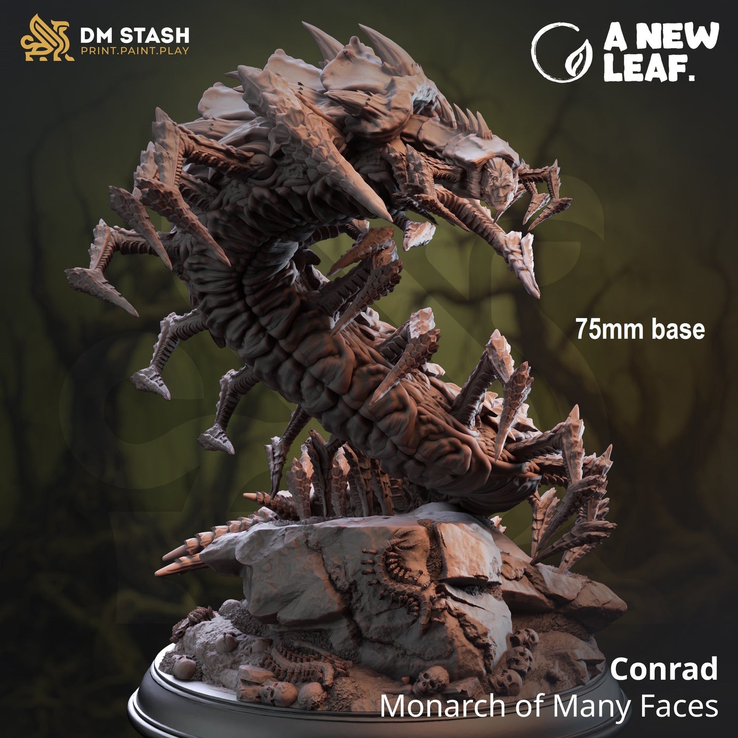 Conrad, Monarch of Many Faces (Big Fey Centipede)