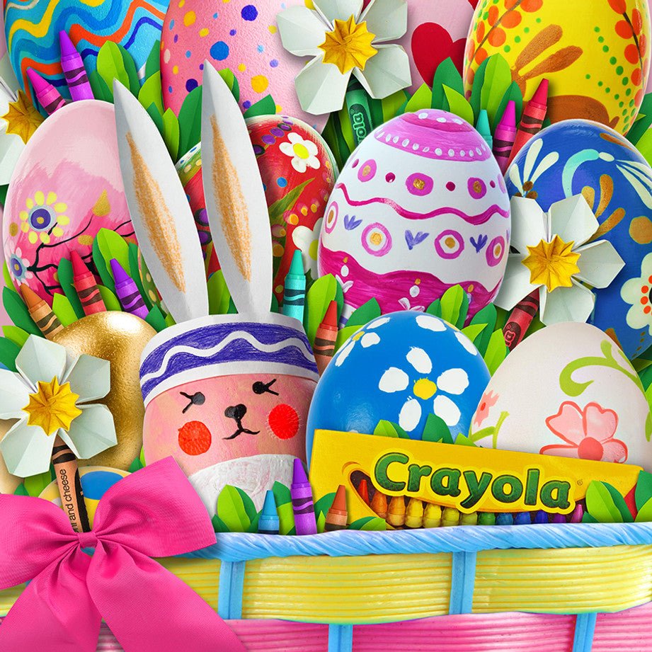 Crayola's Colorful Easter 500 Piece Jigsaw Puzzle by Springbok Puzzles