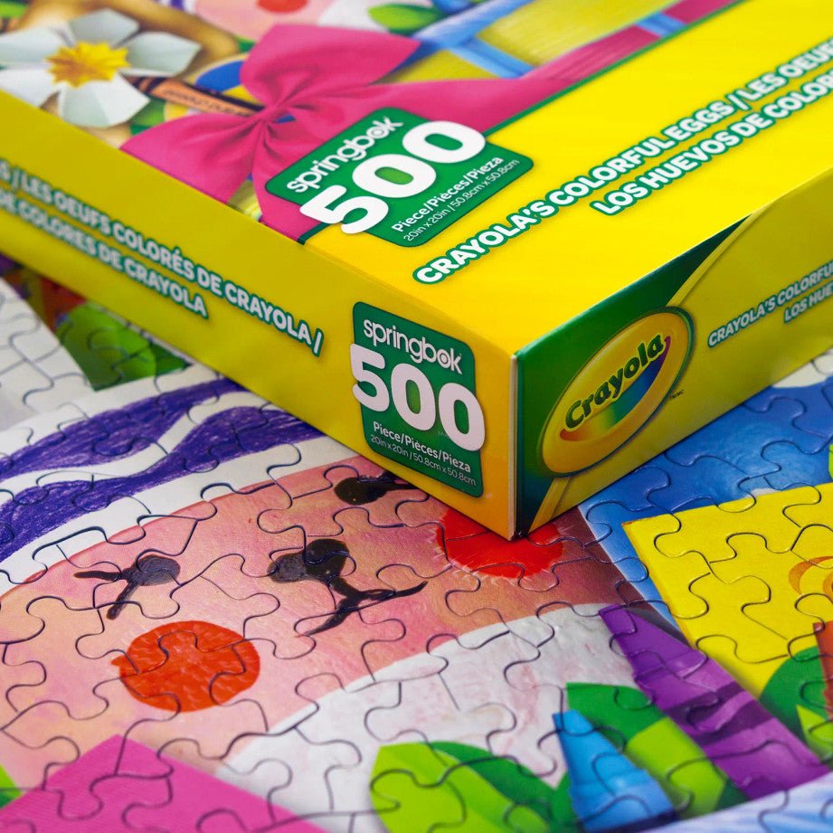 Crayola's Colorful Easter 500 Piece Jigsaw Puzzle by Springbok Puzzles