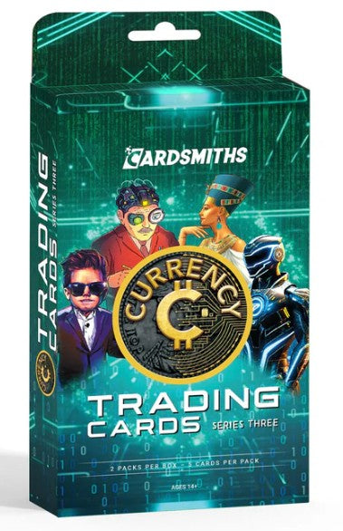 CURRENCY Series 3 Trading Cards Cardsmiths 2 pack box