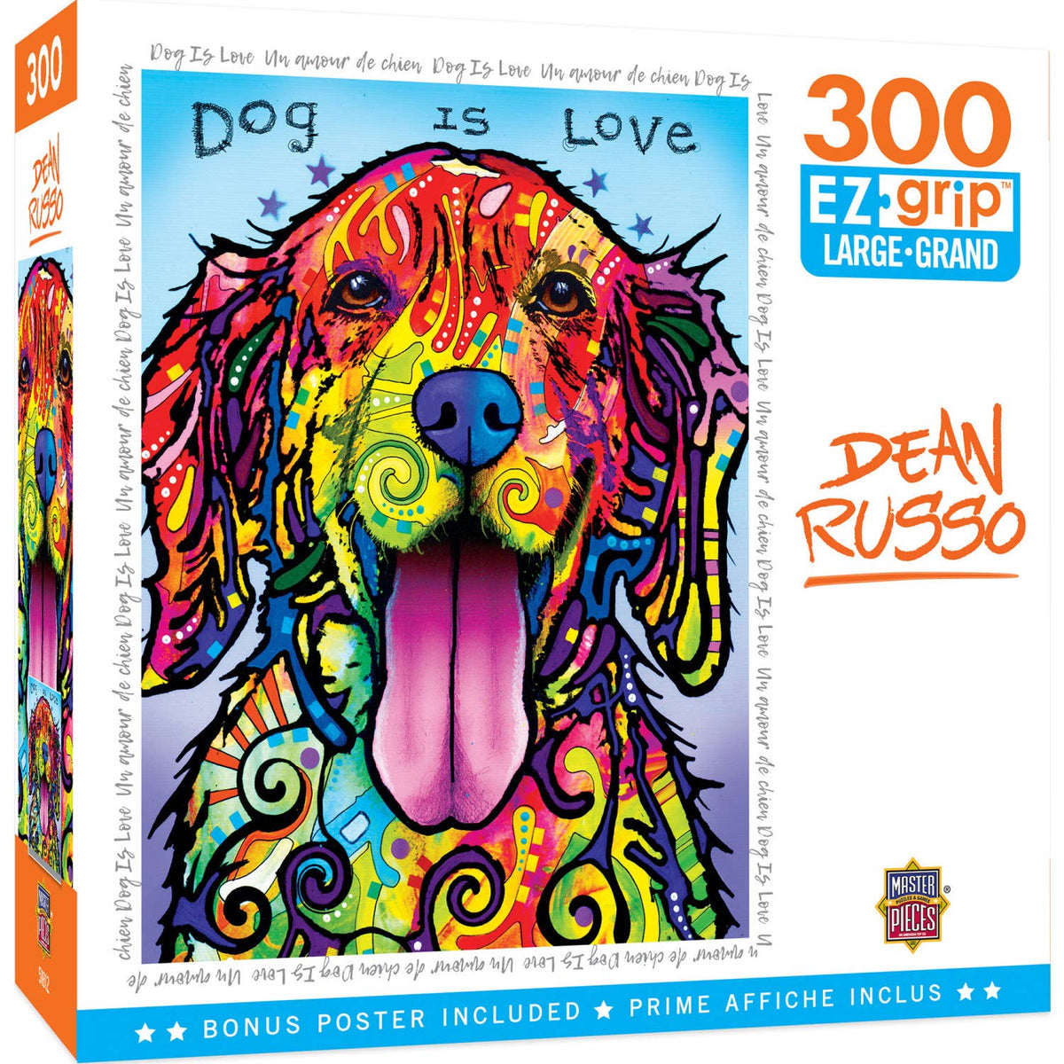 Dog is Love - Dean Russo 300 Piece EZ Grip Puzzle by MasterPieces Puzzles