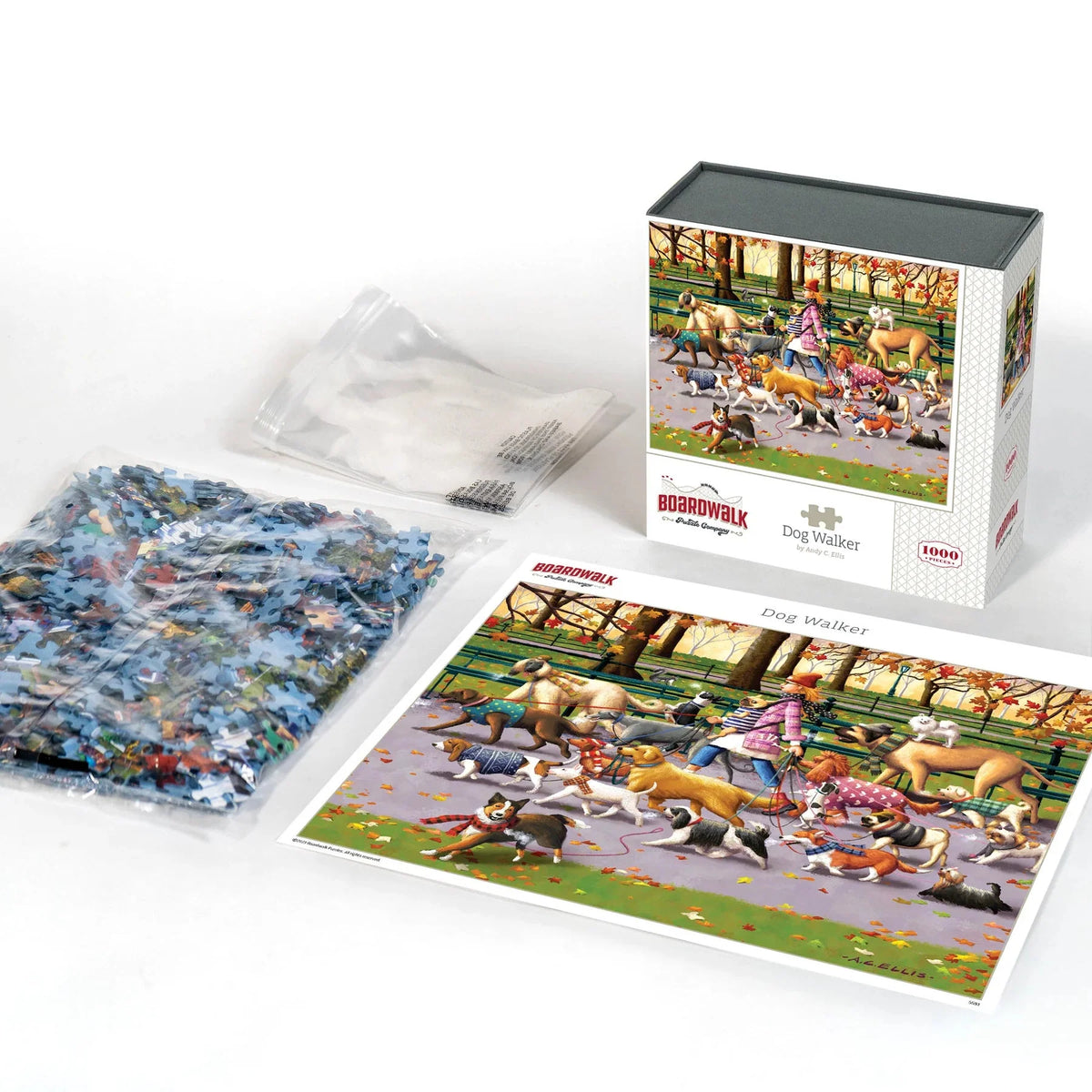 Dog Walker 1000 Piece Puzzle by Boardwalk