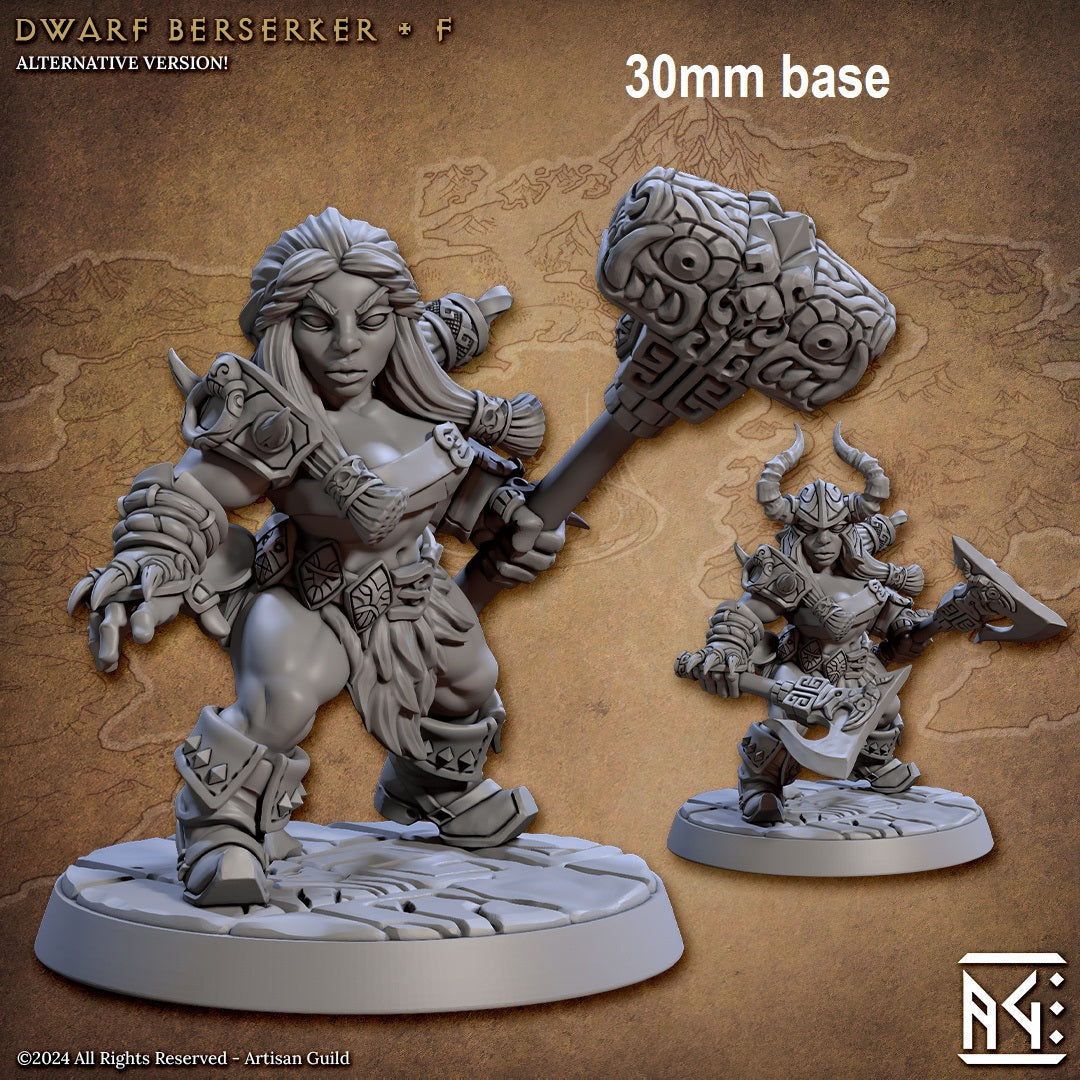 Dwarf Berserker (Base Sculpt F)