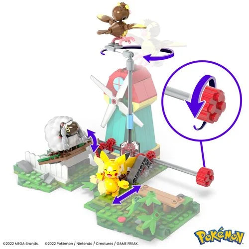 Pokemon Mega Adventure Builder Countryside Windmill Set - CLEARANCE