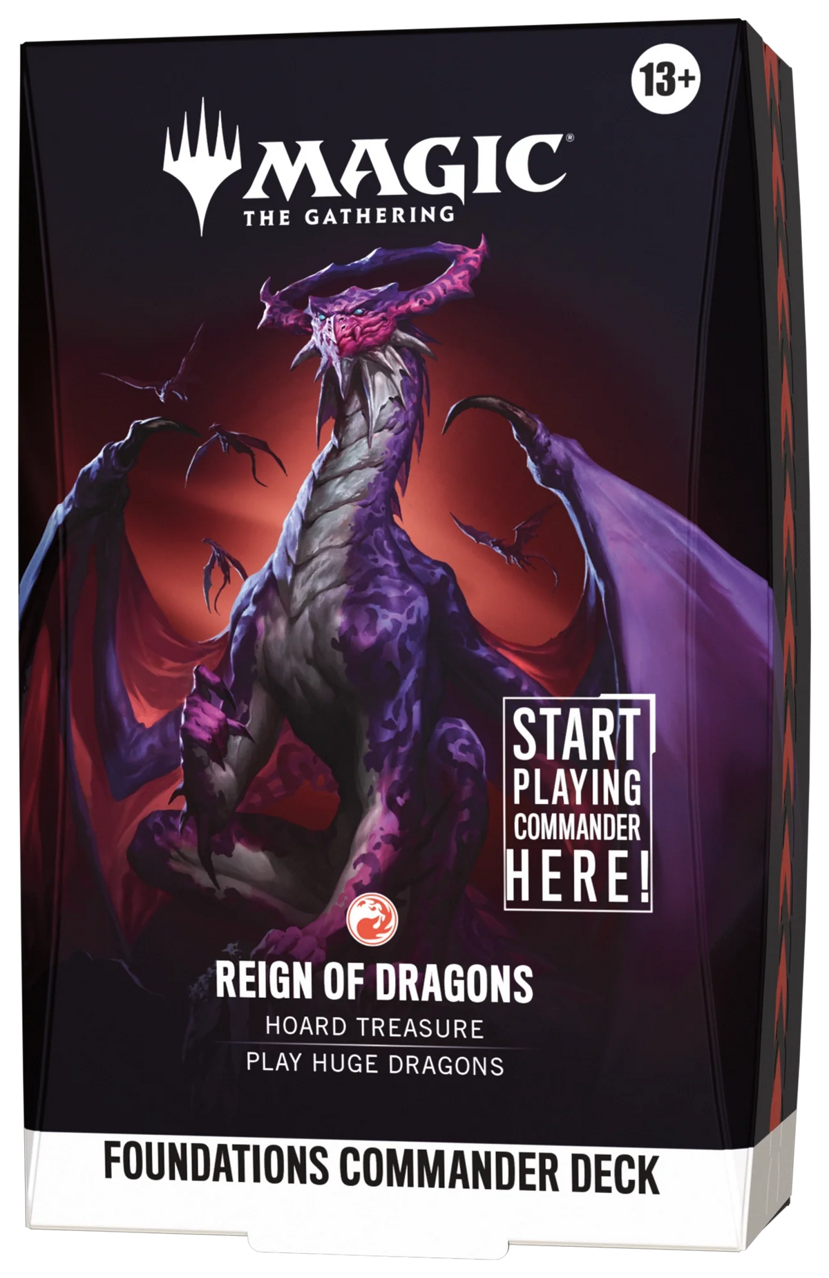 Foundations Commander Deck - Reign of Dragons - English packaging