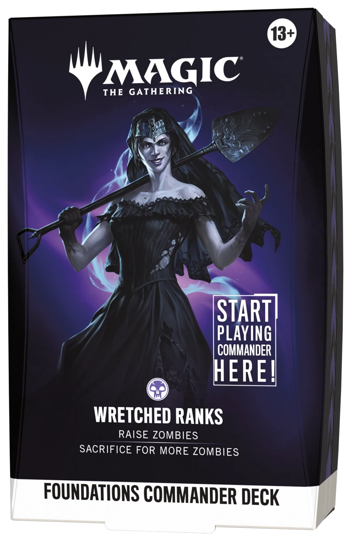 Foundations Commander Deck - Wretched Ranks - English packaging