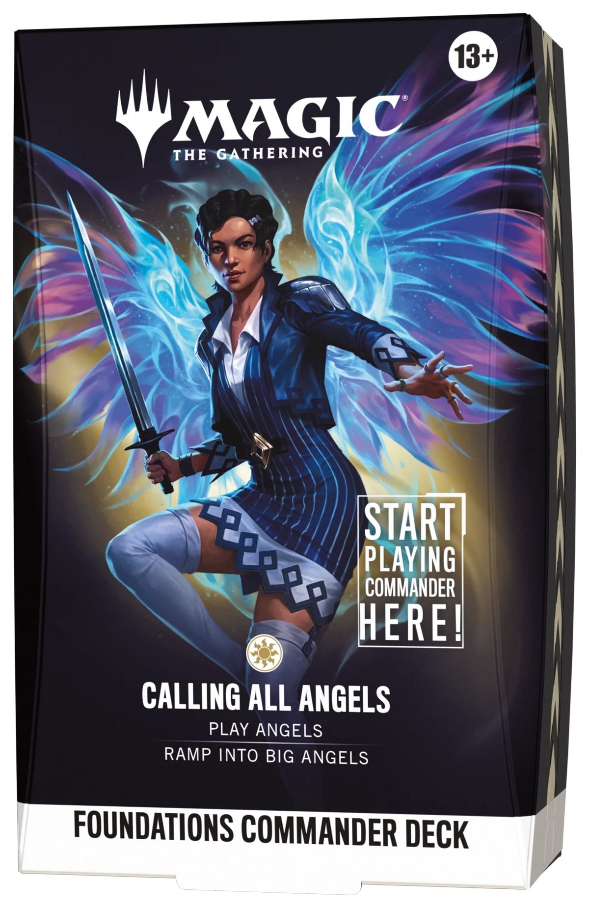 Foundations Commander Deck - Calling All Angels - English packaging