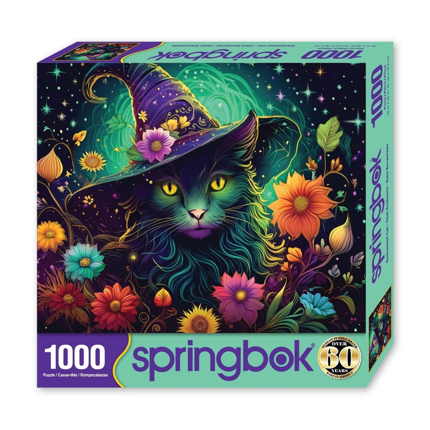 Enchanted Cat 1000 Piece Jigsaw Puzzle | Springbok Puzzles