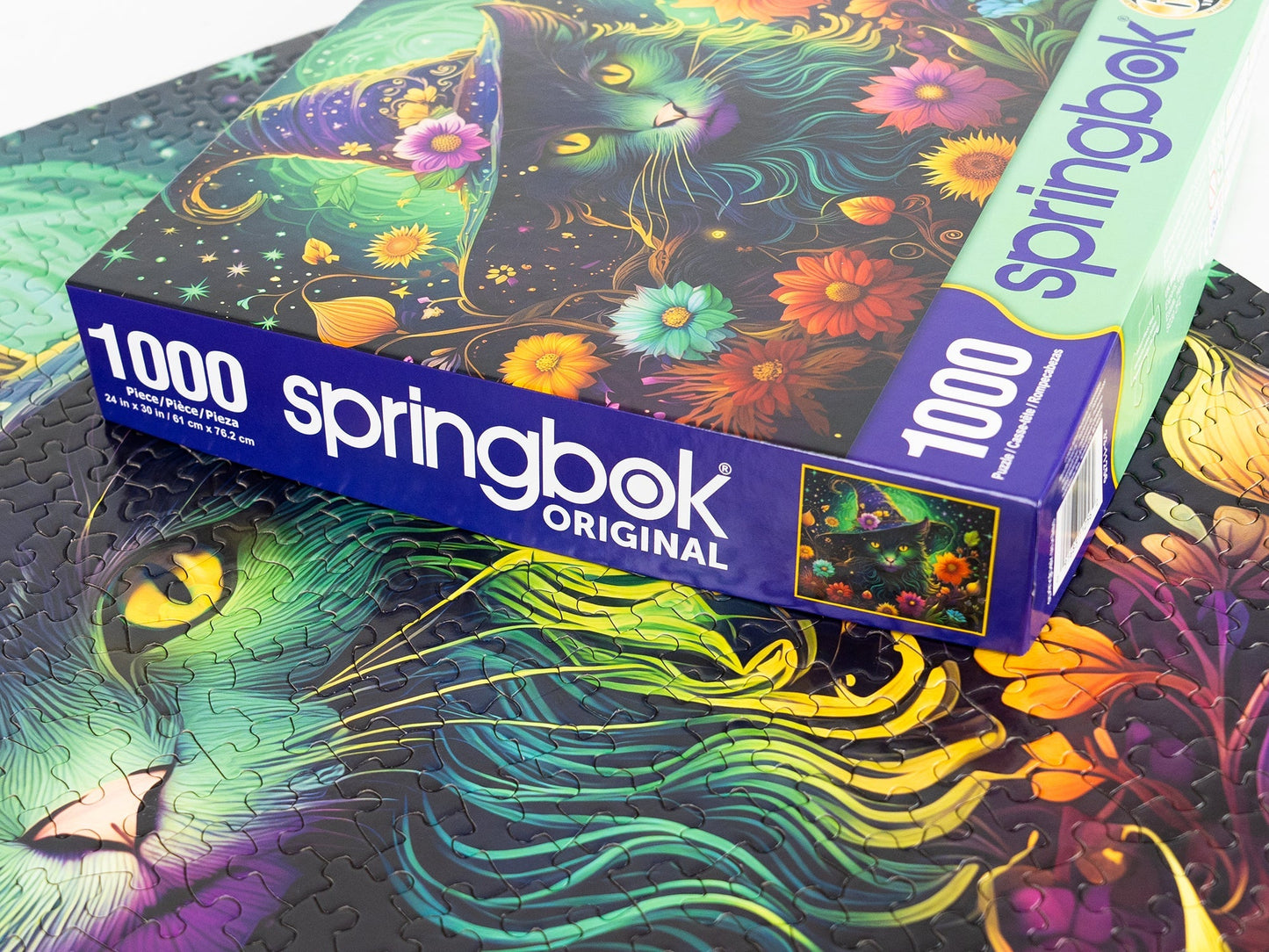 Enchanted Cat 1000 Piece Jigsaw Puzzle | Springbok Puzzles