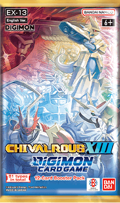 Digimon Card Game Chivalrous XIII EX-13 Booster Pack