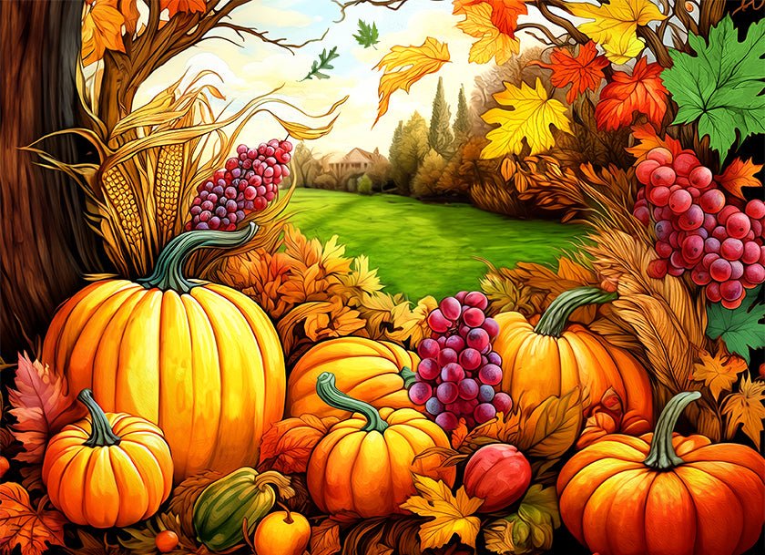 Fall Harvest 500 Piece Jigsaw Puzzle  | Springbok Puzzles