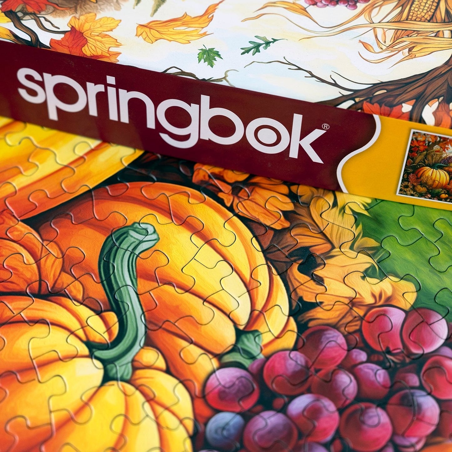 Fall Harvest 500 Piece Jigsaw Puzzle  | Springbok Puzzles
