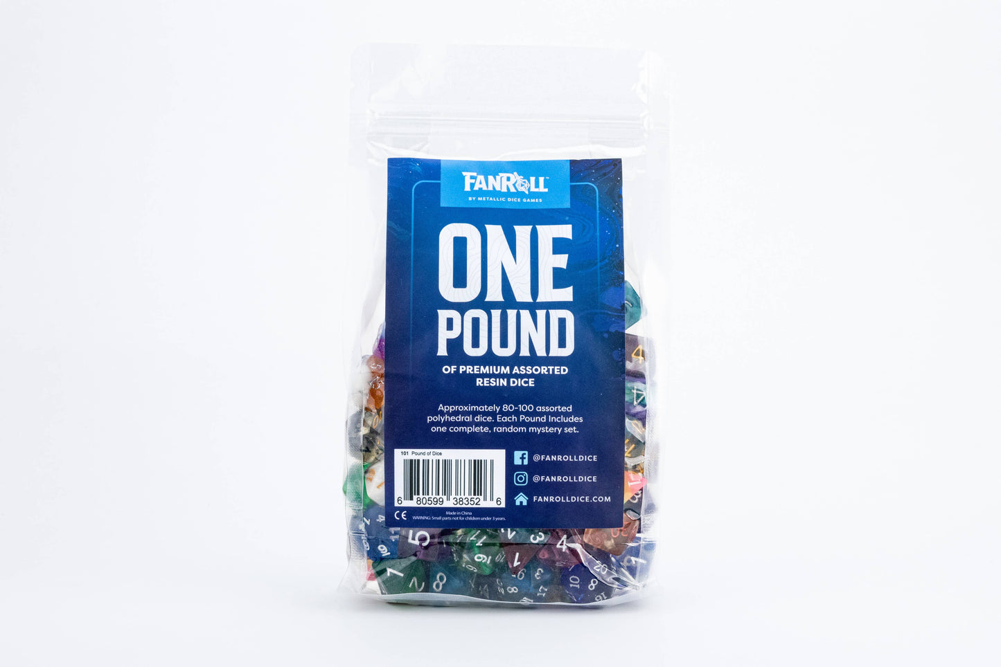 One Pound of Dice from FanRoll