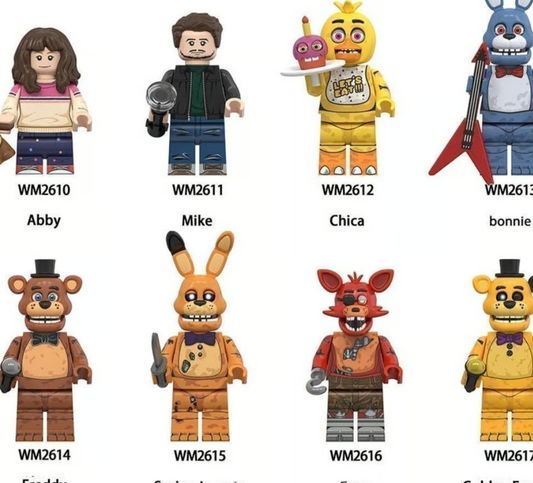 Haunted Animatronic Custom Minifigure Set (8-Pack)