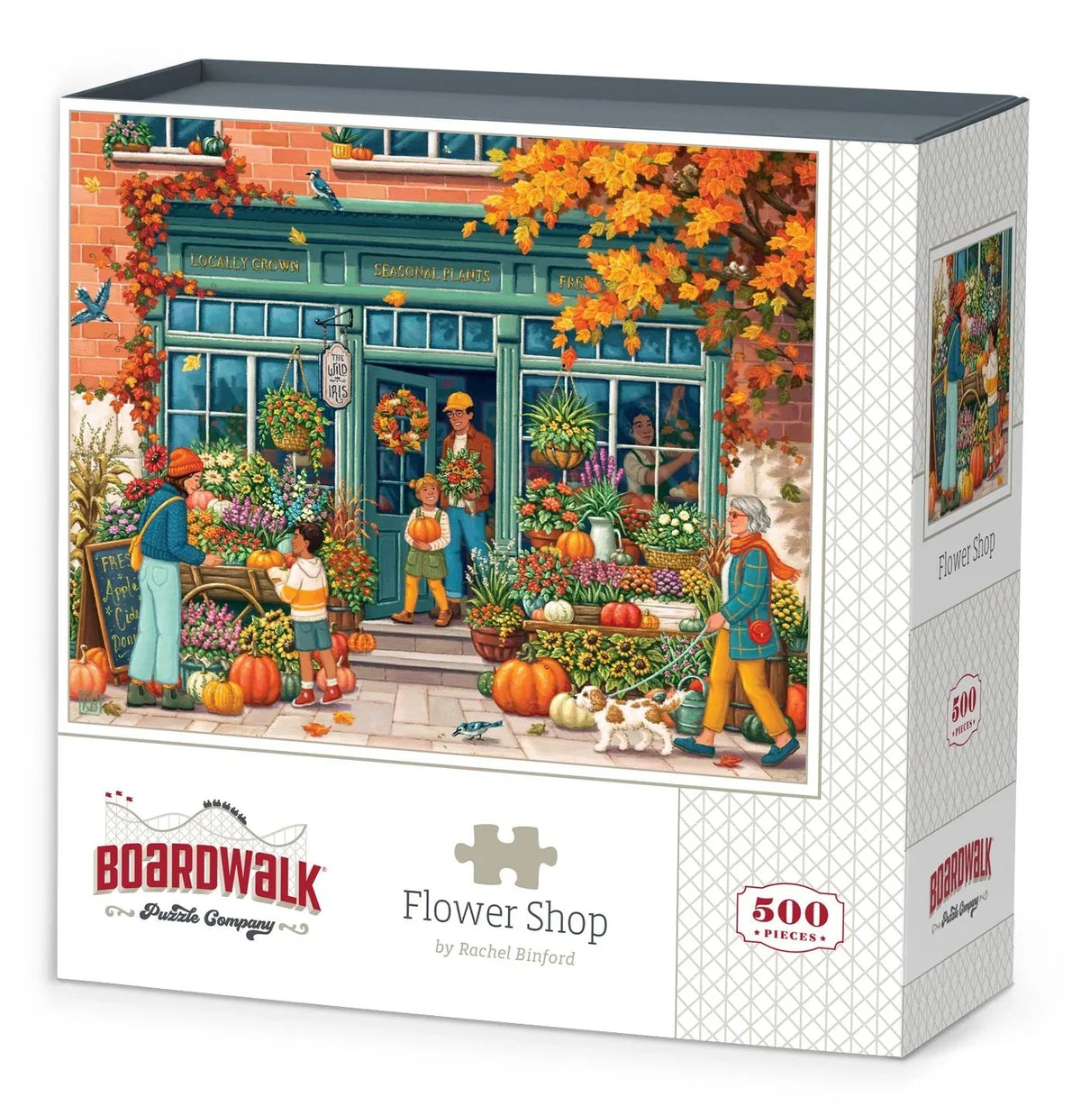 Flower Shop 500 Piece Puzzle by Boardwalk