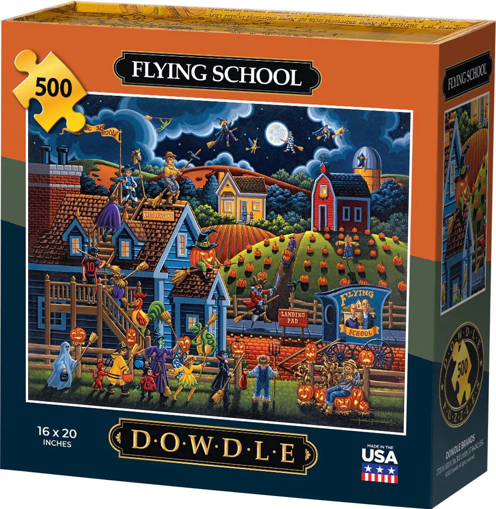 Flying School 500 Piece Jigsaw Puzzle | Dowdle Puzzles