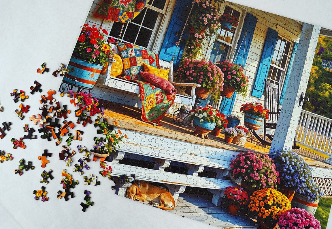 Front Porch 500 Piece Jigsaw Puzzle | Springbok Puzzles