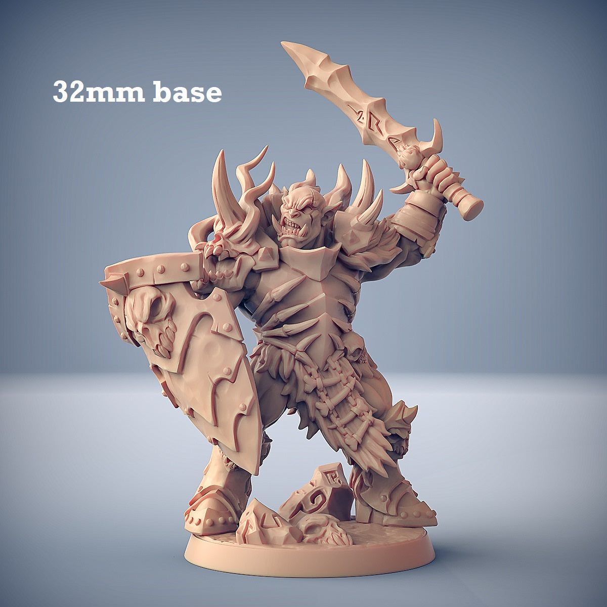 Frostmetal Orc: Sculpt B (Male Orc Fighter)