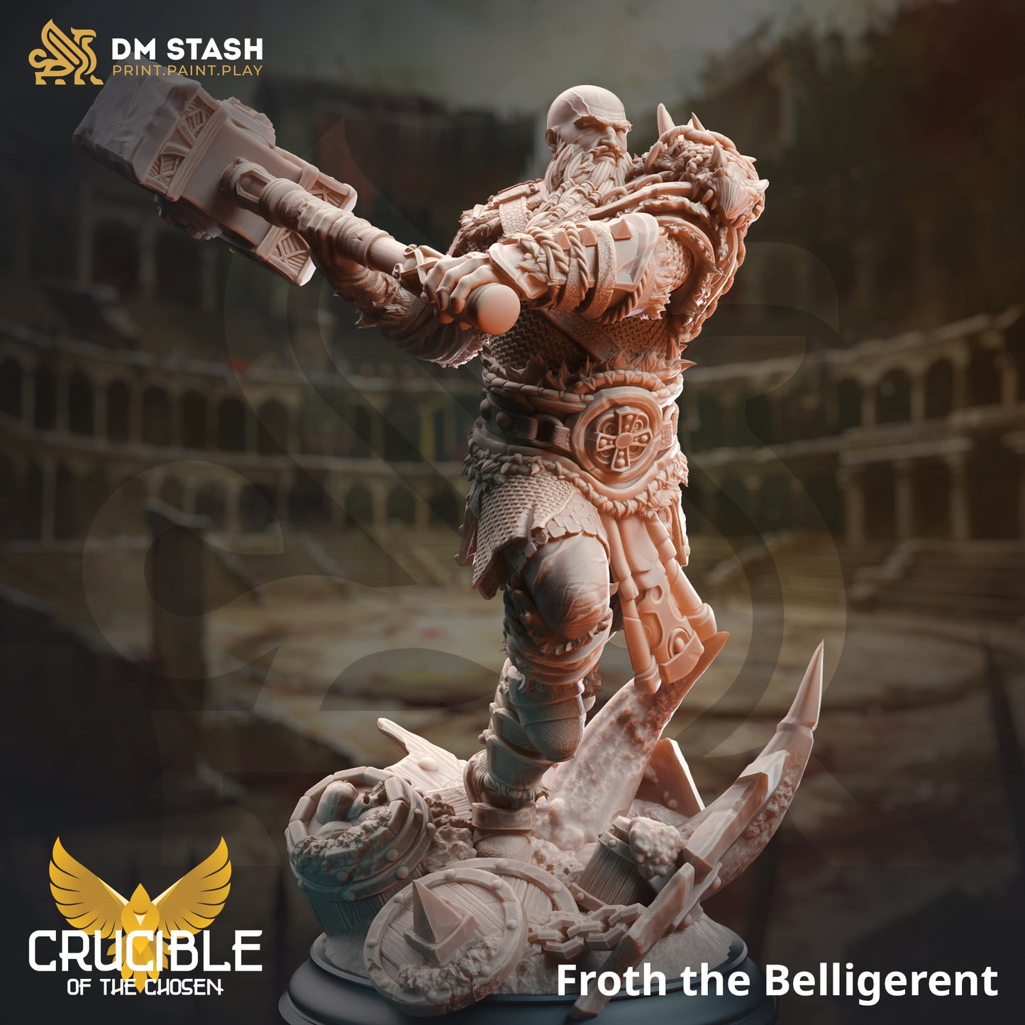 Froth the Beligerant (Male Human Barbarian)