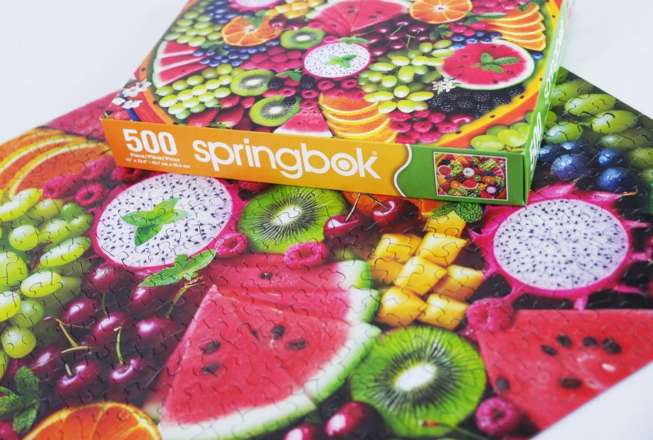 Fruit Platter 500 Piece Jigsaw Puzzle by Springbok Puzzles