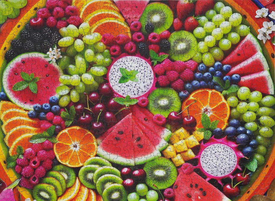 Fruit Platter 500 Piece Jigsaw Puzzle by Springbok Puzzles