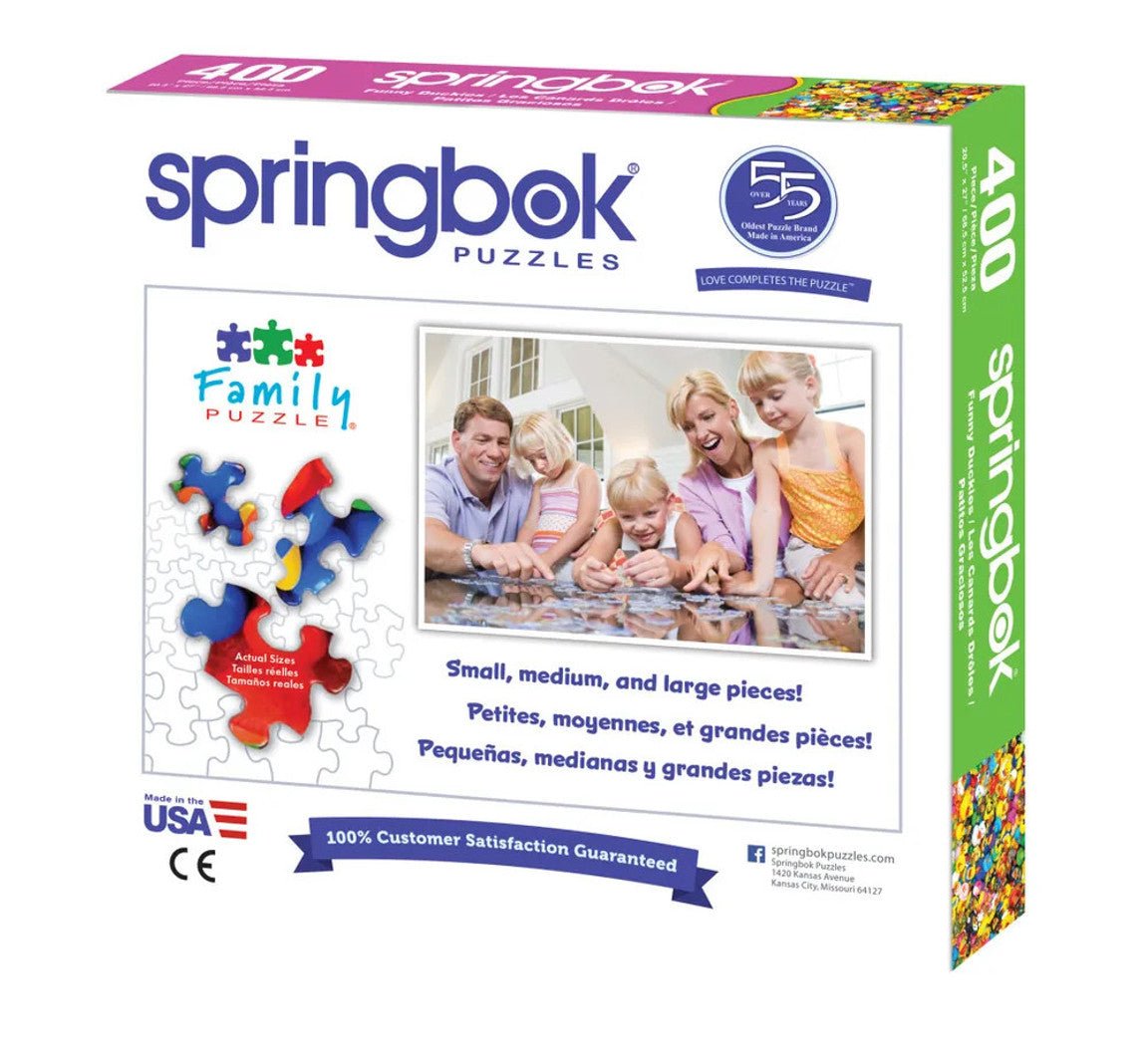 Funny Duckies 400 Piece Jigsaw Puzzle by Springbok Puzzles