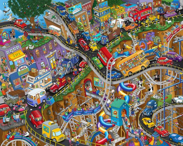 Getting Away 400 Piece Jigsaw Puzzle by Springbok Puzzles