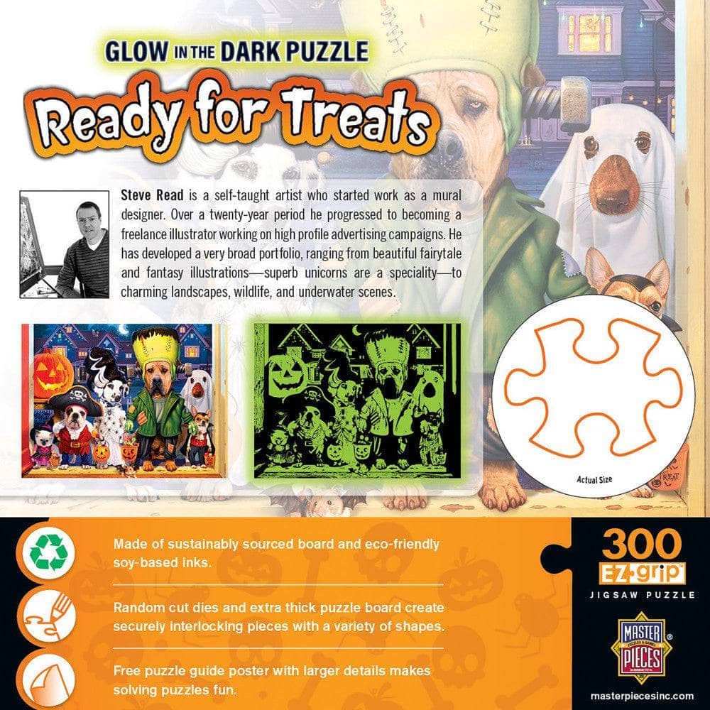Glow in the Dark - Ready for Treats 300 Piece EZ Grip Jigsaw | Masterpieces Puzzles