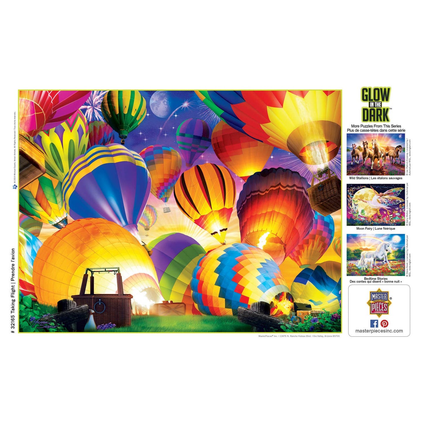 Glow in the Dark - Taking Flight 300 Piece Puzzle by Masterpieces Puzzles