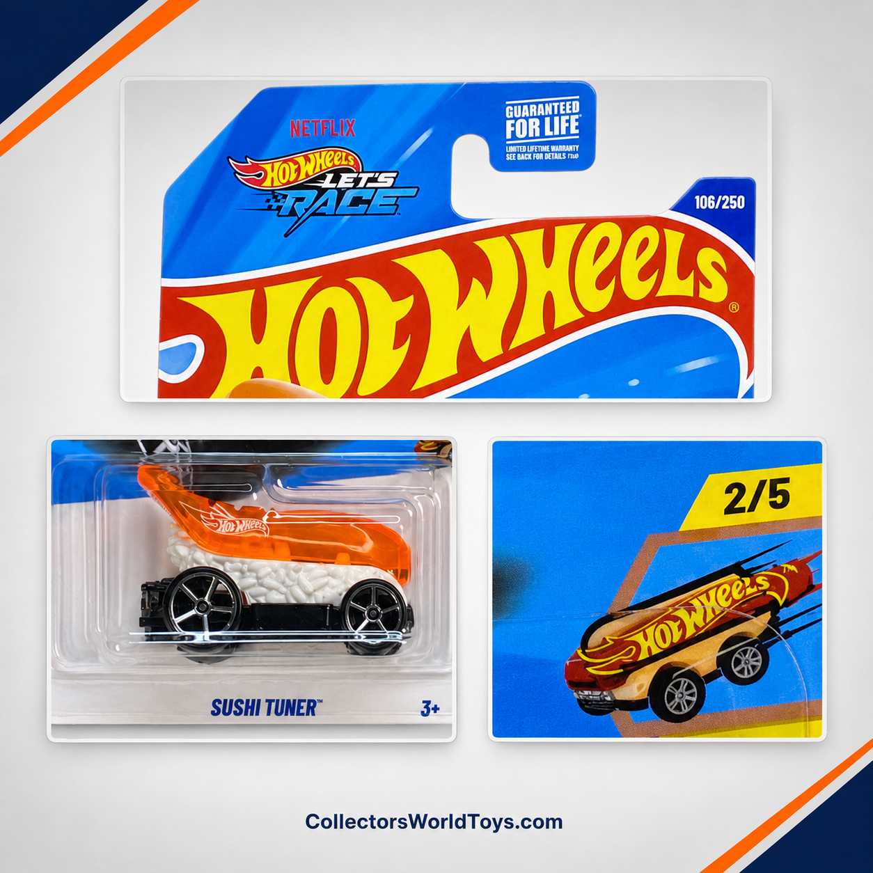 Hot Wheels Sushi Tuner | Fast Foodie Series 2/5 - 106/250