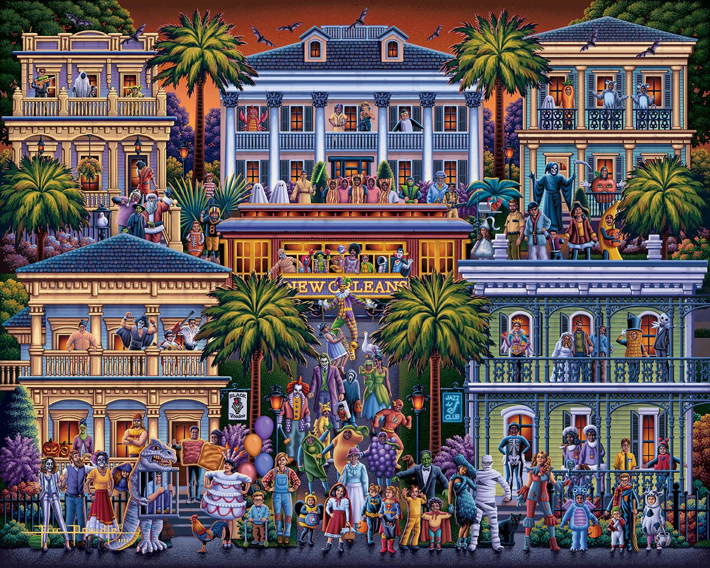 Halloween Cajun Style 1000 Piece Jigsaw Puzzle | Dowdle Puzzles