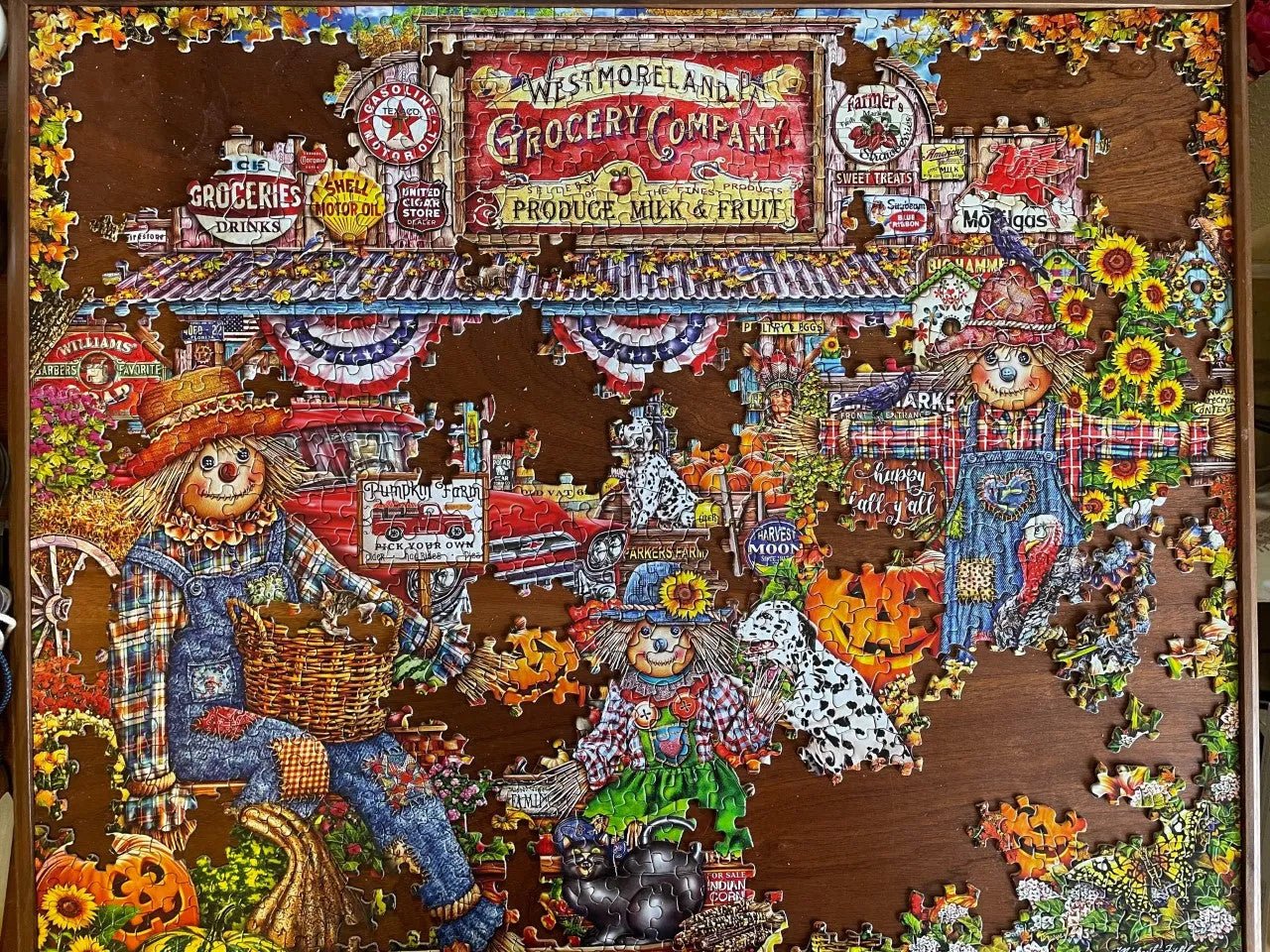 Happy Fall Y'all 1000 Piece Jigsaw Puzzle | Springbok Puzzles