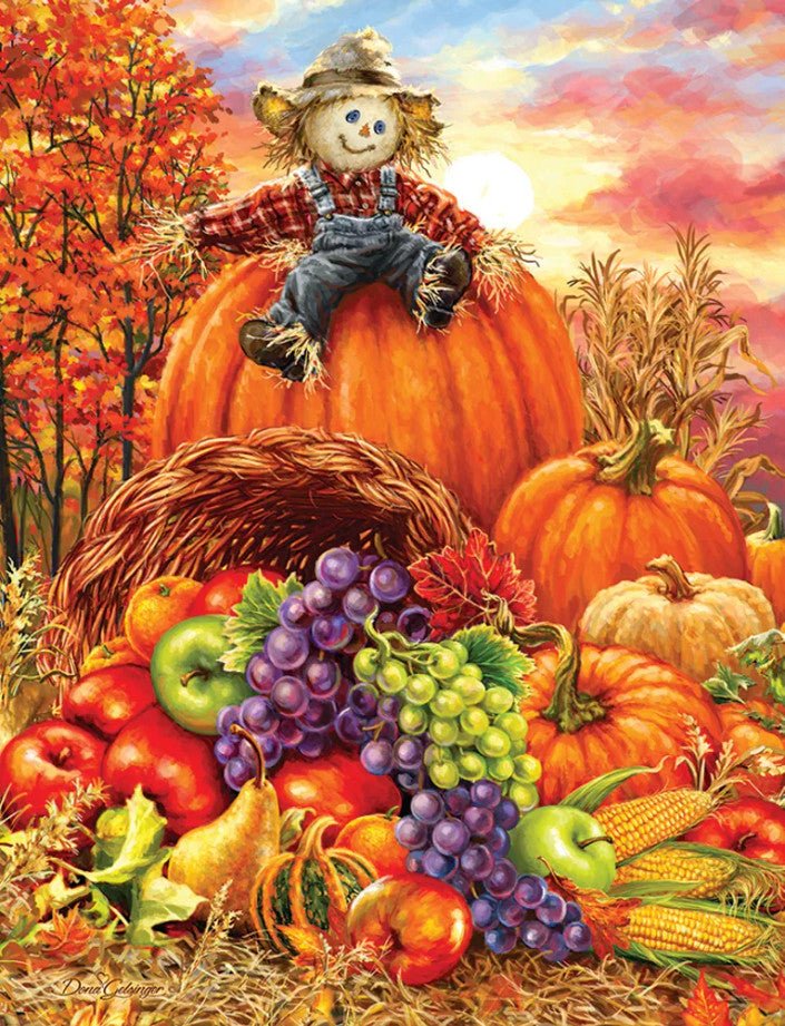 Harvest Cornucopia 500 Piece Jigsaw Puzzle by Springbok Puzzles