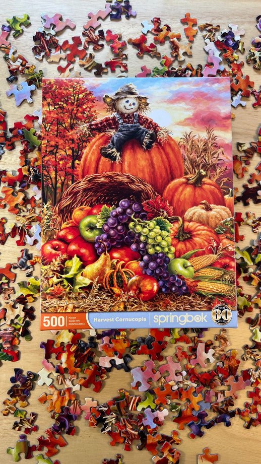 Harvest Cornucopia 500 Piece Jigsaw Puzzle by Springbok Puzzles