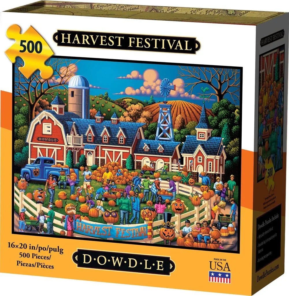 Harvest Festival 500 Piece Jigsaw Puzzle | Dowdle Puzzles