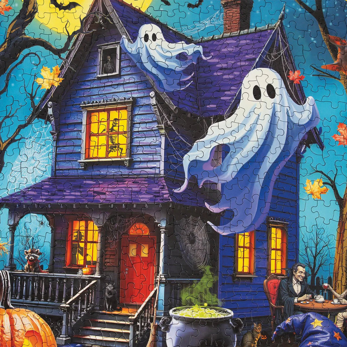 Haunted Halloween Party 1000 Piece Jigsaw Puzzle | Springbok Puzzles