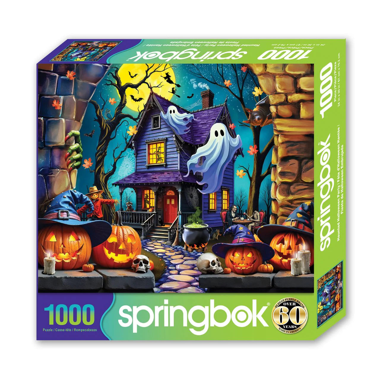 Haunted Halloween Party 1000 Piece Jigsaw Puzzle | Springbok Puzzles