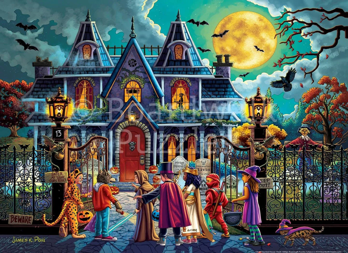 Haunted House 500 Piece Jigsaw Puzzle | Boardwalk Puzzles